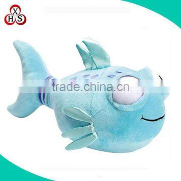 Best Made big eyes blue fish toy stuffed animal