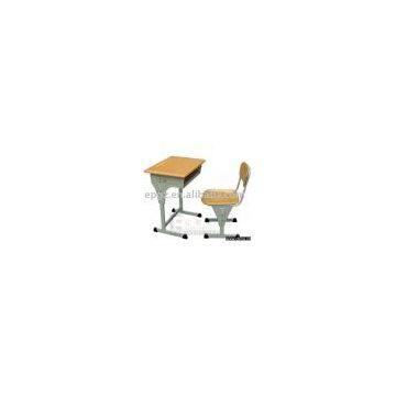 adjustable student desk and chairs