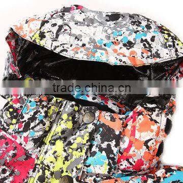 Women Windproof Colorful Winter Ski Jacket photo-3