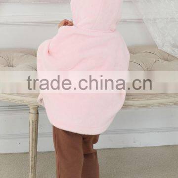 Lovelybabies Fashion Girls Button Cloak Long Sleeve Hooded Cape Coat Cloak photo-2