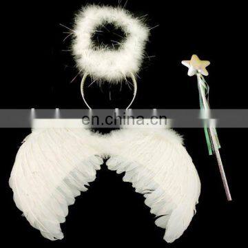 Party Fairy wings/feather wings/angel wings with halo&wand