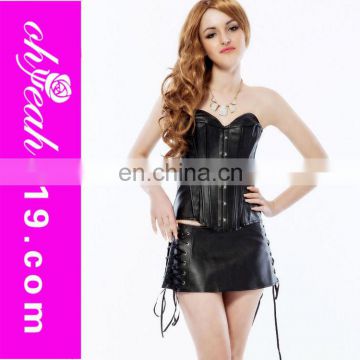 Wholesale Sexy Women Leather Wear New Arrival Skirt Corset