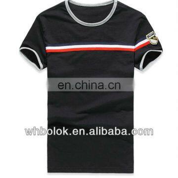 New pattern sublimation t shirt mens black quality t shirt o neck custom t shirt