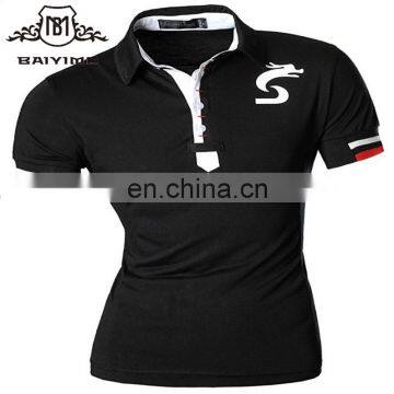 2017 Summer Fine Men Slim Fit Short Sleeves Polo Shirt Tops