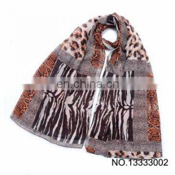 Snakeskin leopard velvet chiffon long towel wholesale