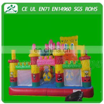 Outdoor inflatable fun city(inflatable bouncer,inflatable slide,inflatable combo)(Running Fun)