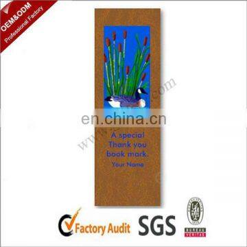 2012 Reusable New Design High Performance Canvas Bookmarks