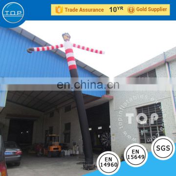 New design tube man inflatable bride and groom air dancer costume for sale