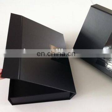 Send USD 500$ Cash Coupon Shiny Black Logo Documents Storage Magnetic Gift Box