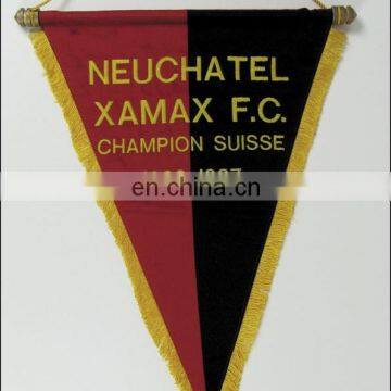 Manufacturer Sport Team Wholesale Custom College Pennants / School Sports Felt Satin Pennant wholesale/Banners