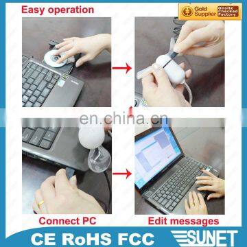 2017 Most Popular Products in Stock Programmable Led Message Fan Usb photo-3