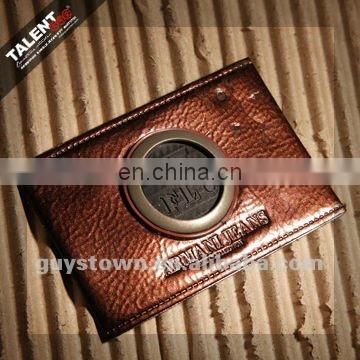 custom casting metal brand logo genuine leather tag for jeans