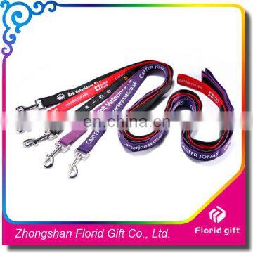 Wholesales cheap polyester custom pet collar leash