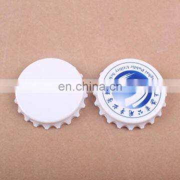 Best Seller Bottle Cap Beer Opener Round Shape Colorfull ABS Bottle Opener Magnet photo-2