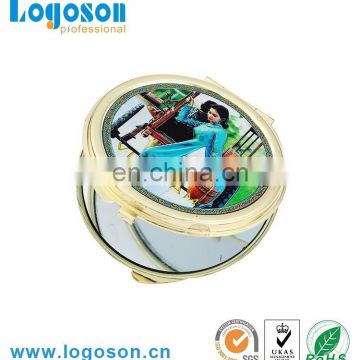 Vietnam decorative style round shape compact mirrors wholesale