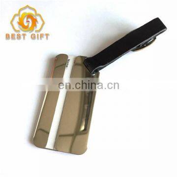 High Quality Stainless Steel Shiny Luggage Tag