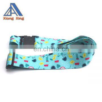 Travel luggage belt with lock for travel bag accessories lock
