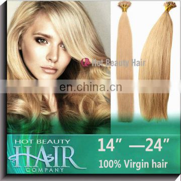 Courteous service human hair blond 100% human virgin hair clip-in hair extension