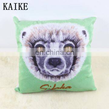 Custon Fashion Soft Printing Plush Dog Cushion Headboard Bed