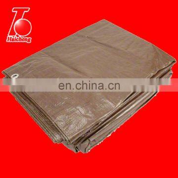 20' x 30' Super Heavy Duty 16 Mil Brown Poly Tarp Cover - Thick Waterproof, UV Resistant, Rot, Rip and Tear Proof Tarpaulin with