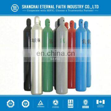 Different Sizes And Colors Seamless Steel Empty Oxygen Argon CO2 Gas Cylinder 40L Helium Gas Bottle Price