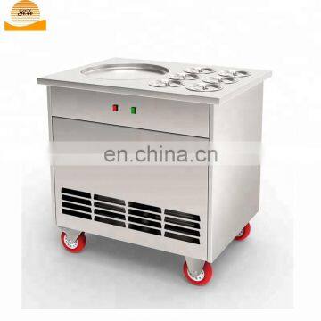 Commercial Thailand Rolled Fried Ice Cream Machine Price Fry Ice Cream Machine photo-2