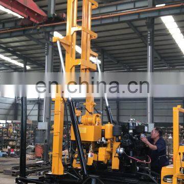 small type high efficiency trailer mounted water well drilling rig for sale