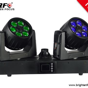 6X15W Wash Zoom Twins Moving Head Lights