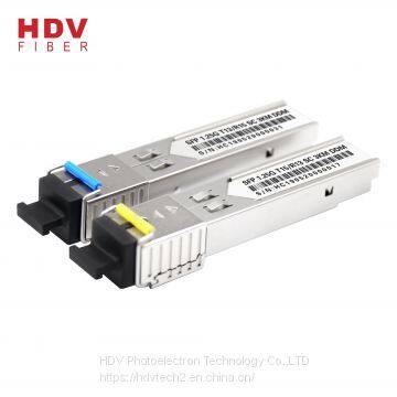 3Km 1.25G Fiber Optic SC Connector Bidi Wtd Sfp Transceiver Module Compatible Huawei