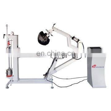 Helmet Projection and surface friction testing equipment