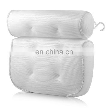 Amazon Hot Sale High Quality Non Slip Home Spa Pillow Waterproof Bath Pillow Bathtub Support Pillow