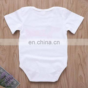 2019 New Summer Outfits Dog Full Print White Romper & Orange Pants 2PCS Set photo-3