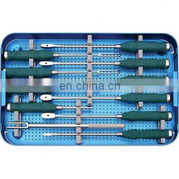 Spinal Instruments PLIF Peek Cage&Lumbar Titanium Cage Instrument Set for Spine Surgical Orthopedic Instrument Set photo-3
