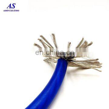 Tinned Copper 0 Gauge Blue Amplifier Power/Ground Wire 1/0 Ga Amp Cable photo-4