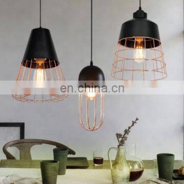 Traditional Vintage Metal Home Decor Lighting E27 Pendant Lamp
