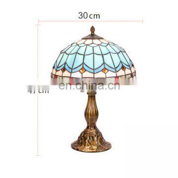 Wholesale modern style bedside glass tiffany table lamps