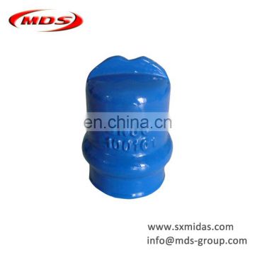 ductile iron casting pipe accessory, di ductile iron pipe cap