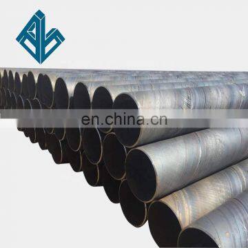 DIN ASTM 1200mm Diameter Large Diameter ERW Spiral Welded Carbon Black Steel Pipe Price Per Ton