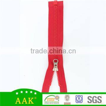 3# Derlin Zipper Delrin Open End Zipper With Cupronickel Thumb Puller photo-2