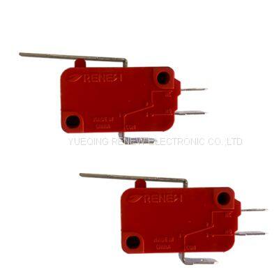 Low Force 3A Micro Switch With Lever Operation Force With 20gf photo-2