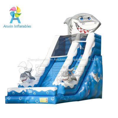 crazy kids inflatable puppet dry slide