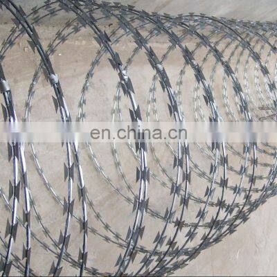 High Carbon Galvanized Steel Concertina Razor Barded Wire With Low Price photo-4