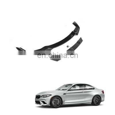 Car Accessories M2C CS Front Bumper Lip Kit Car Spoilers Carbon Fiber Vorsteiner front lip spoiler Splitters For Bmw F87 M2C