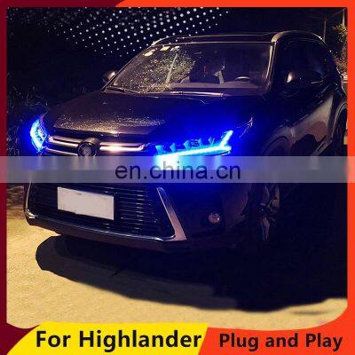 LED Head Light for For Toyota Highlander 2018-2019 Assembly With Turning Signal