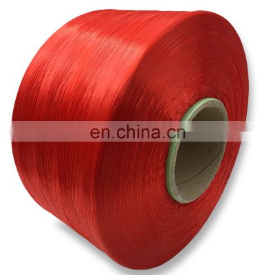 Low price China AA grade stretch 100% polyester filament yarn  export