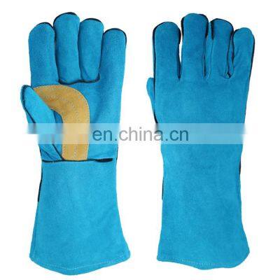 High Quality CE Approved Cow Leather Safety Industrial Oven Cut Resistant Welding Gloves