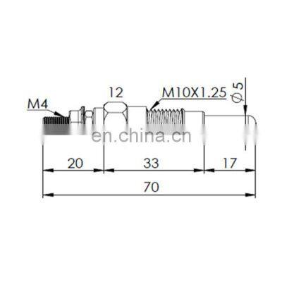 PN-85 Diesel Glow Plug FOR PICK-UP URVAN CEDRIC F22 CIVILIAN SD20 SD23 SD25 E20 E23 E24