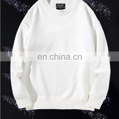 High quality customized cotton super soft round neck women men general pullover sweatshirt