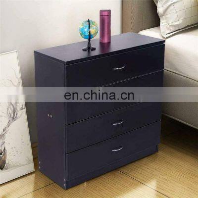 4 Drawers Modern Wooden Chest of Drawers mdf Contemporary Furniture Wooden Storage Cabinet