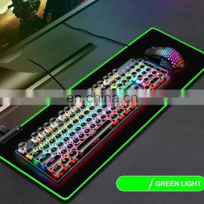 Long Customize Glorious Rubber Game Black Extended LED Large Custom RGB Mouse Pad photo-5